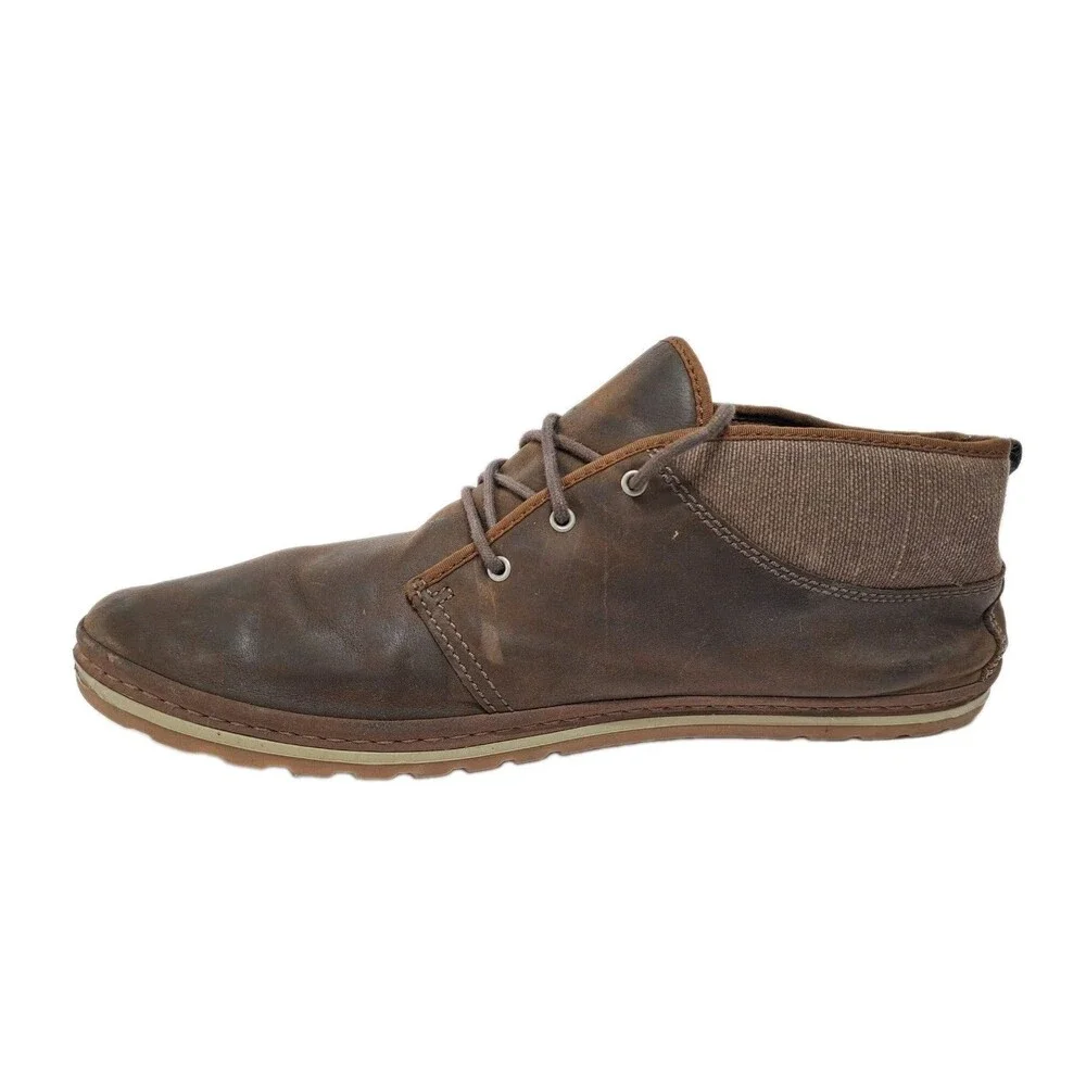 Teva Chukka Boots Cedar Canyon Men's Size 14 Brown Suede Lace Up 1003524 Leather